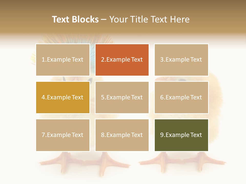 Concept Crazy Chicken Friendship PowerPoint Template