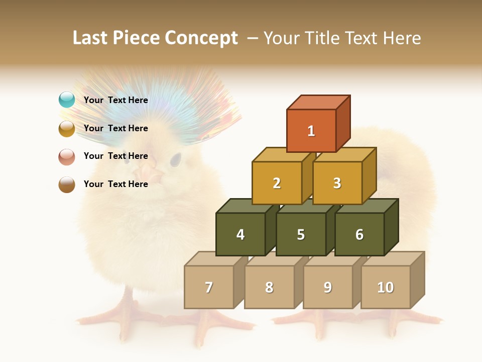 Concept Crazy Chicken Friendship PowerPoint Template