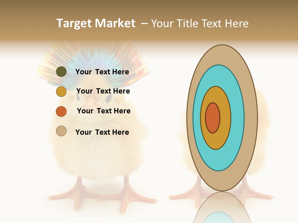 Concept Crazy Chicken Friendship PowerPoint Template