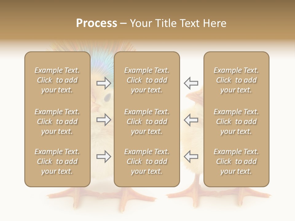 Concept Crazy Chicken Friendship PowerPoint Template