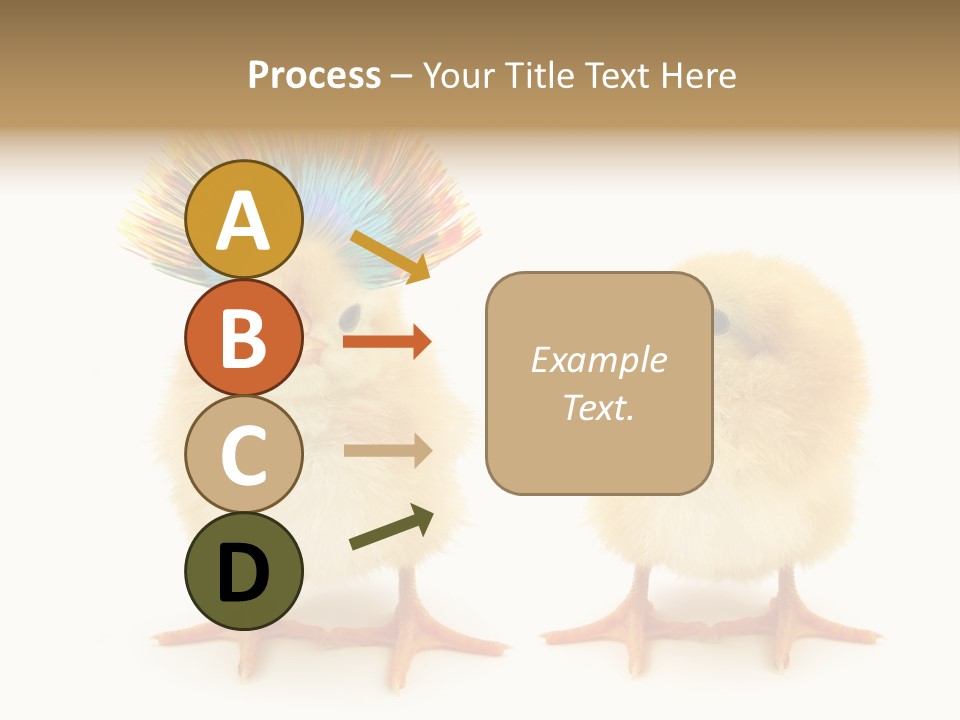 Concept Crazy Chicken Friendship PowerPoint Template