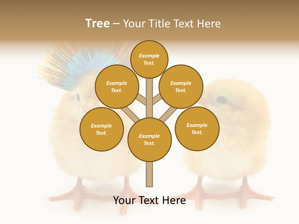 Concept Crazy Chicken Friendship PowerPoint Template