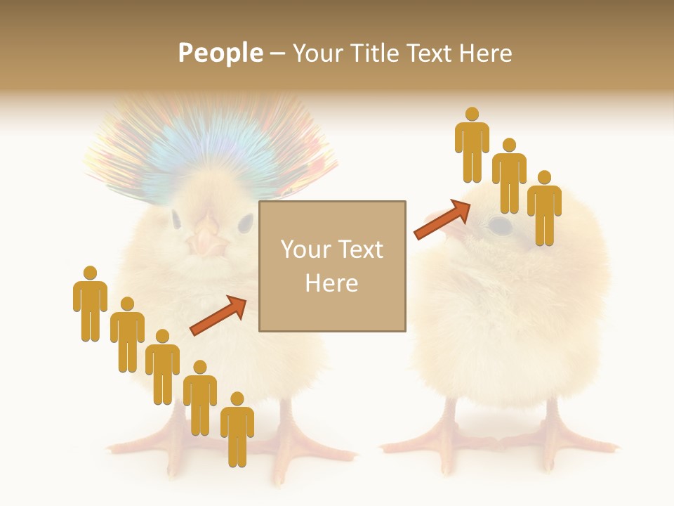 Concept Crazy Chicken Friendship PowerPoint Template