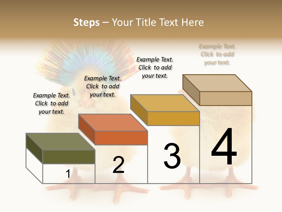 Concept Crazy Chicken Friendship PowerPoint Template