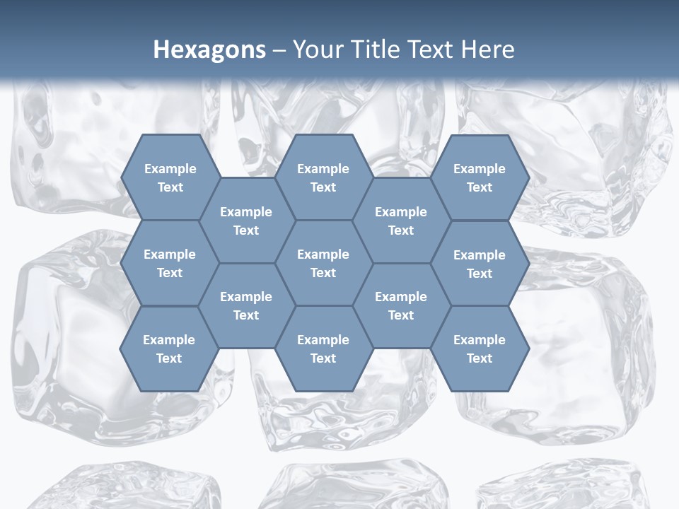 Cold Solid Pieces PowerPoint Template