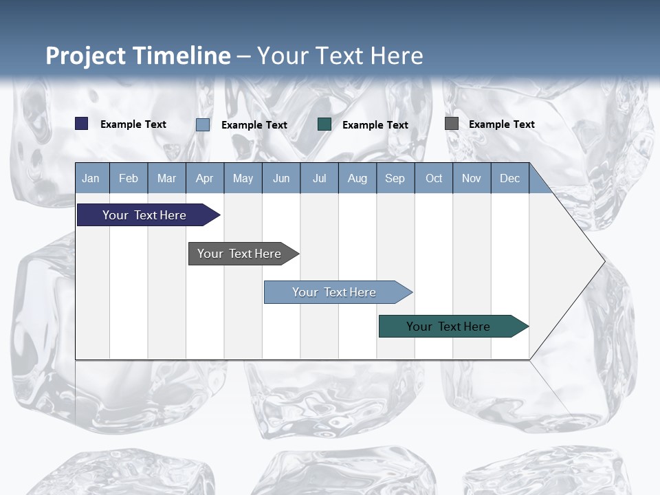 Cold Solid Pieces PowerPoint Template