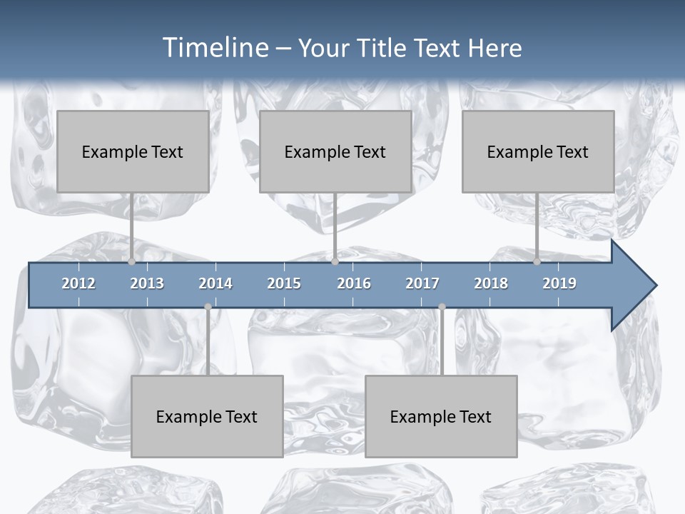 Cold Solid Pieces PowerPoint Template