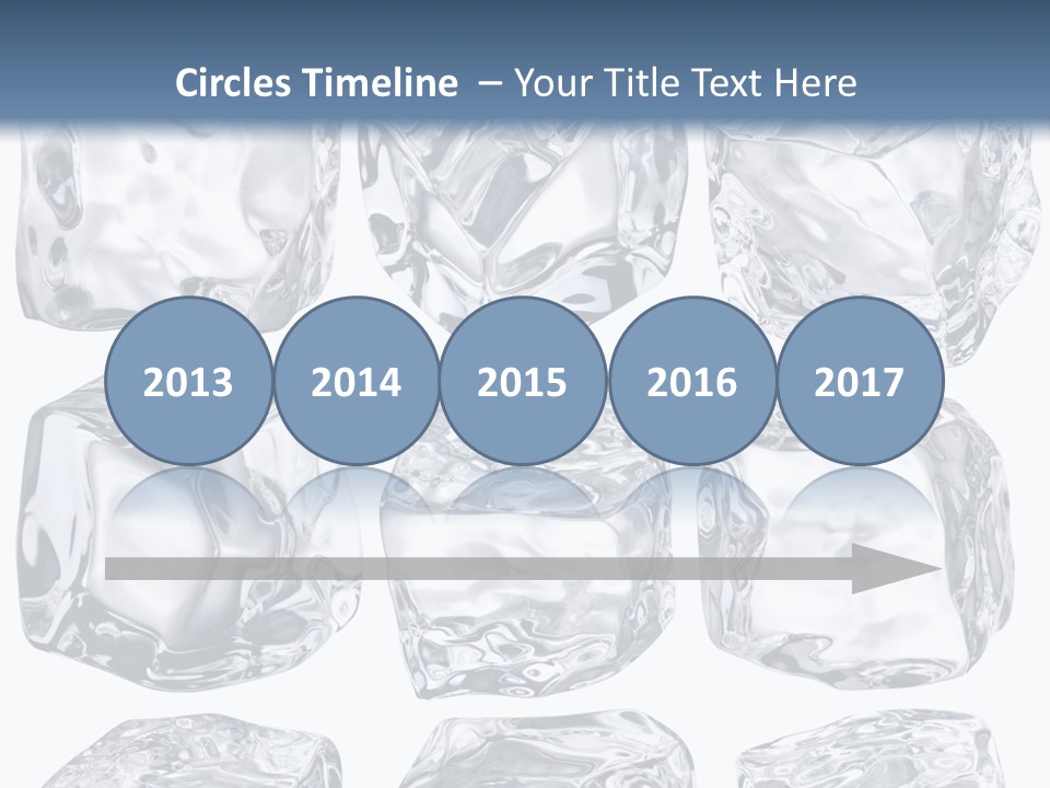 Cold Solid Pieces PowerPoint Template