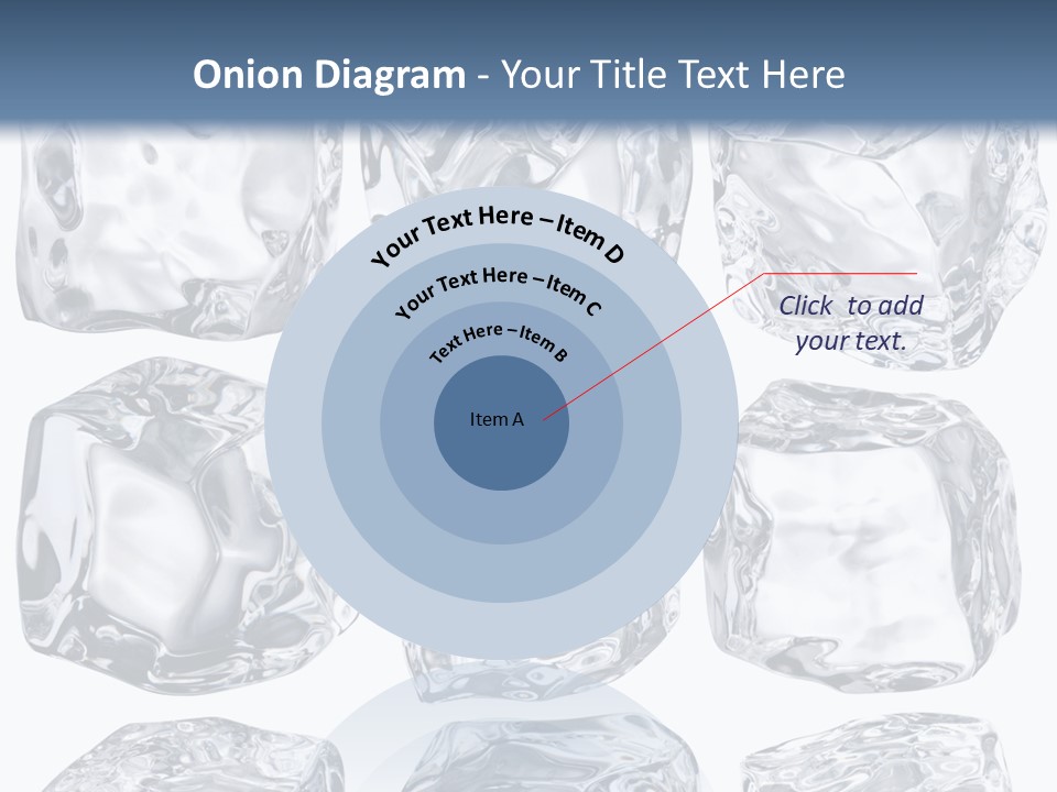 Cold Solid Pieces PowerPoint Template