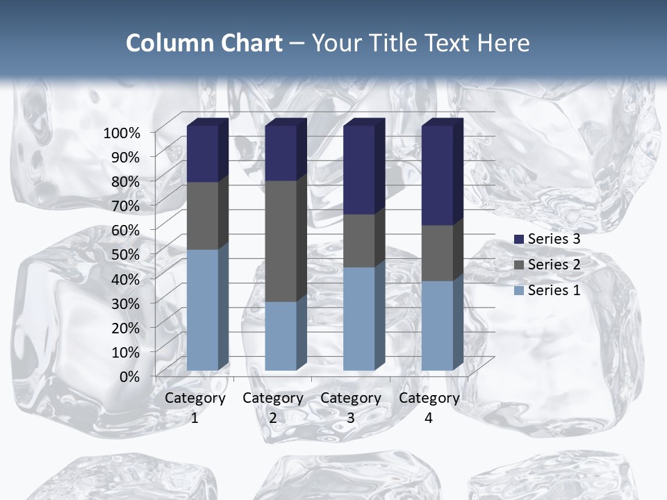 Cold Solid Pieces PowerPoint Template