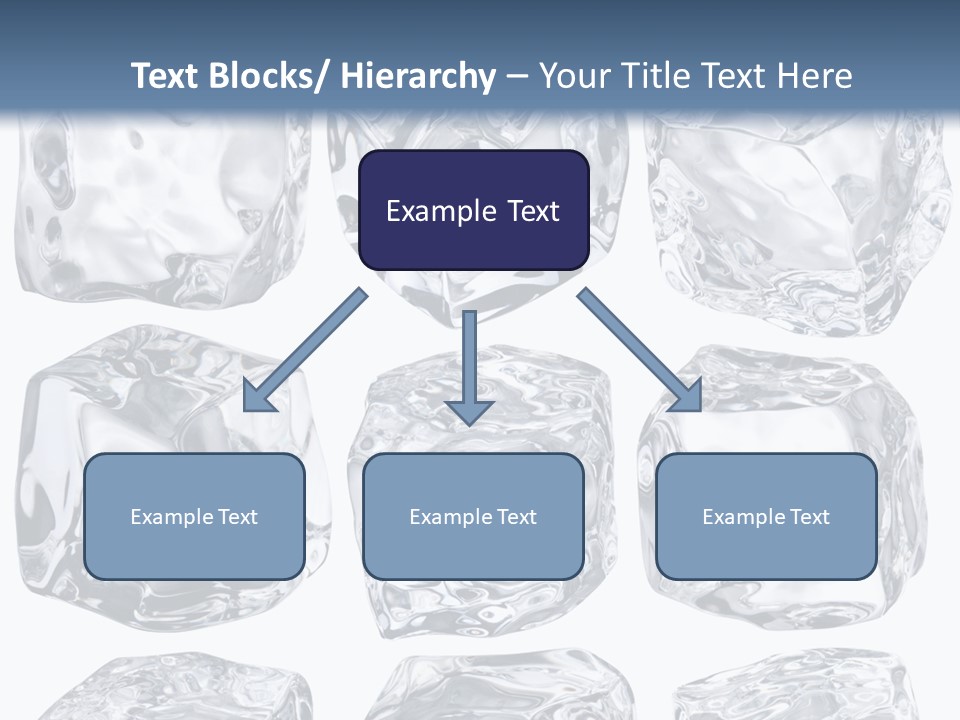 Cold Solid Pieces PowerPoint Template