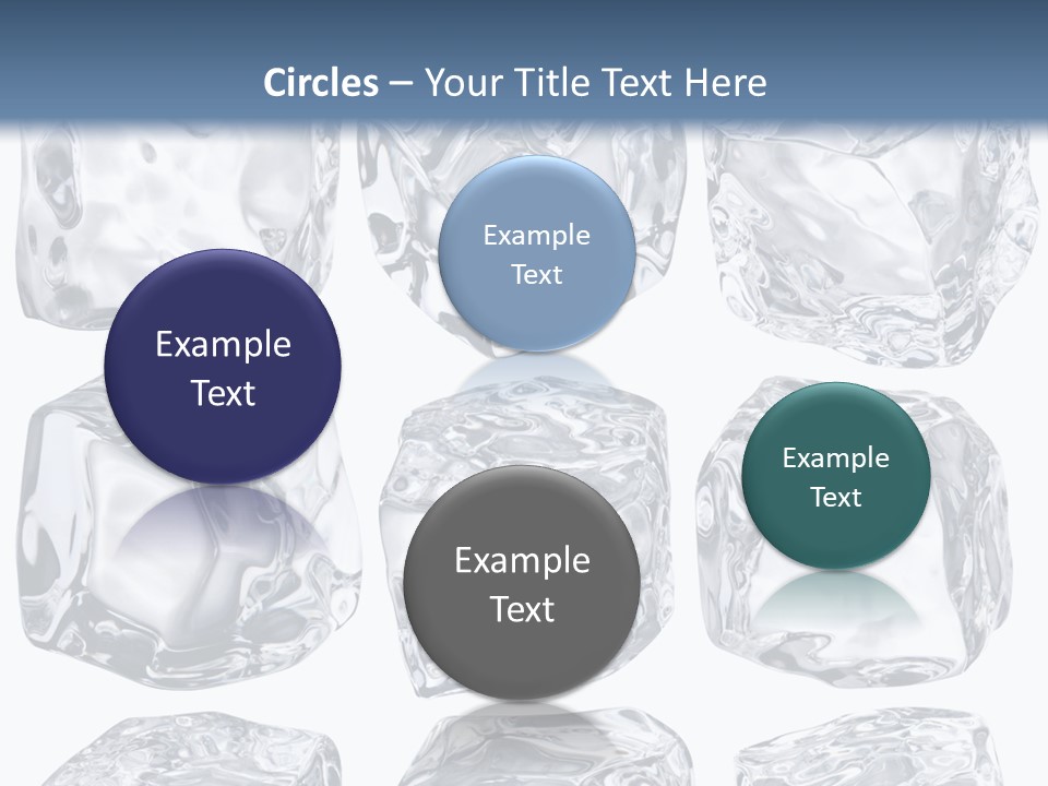 Cold Solid Pieces PowerPoint Template