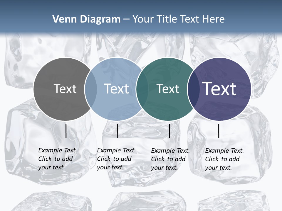 Cold Solid Pieces PowerPoint Template