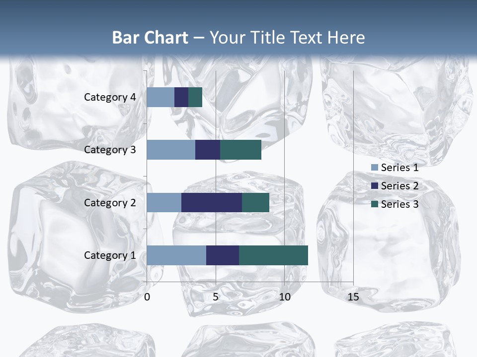 Cold Solid Pieces PowerPoint Template