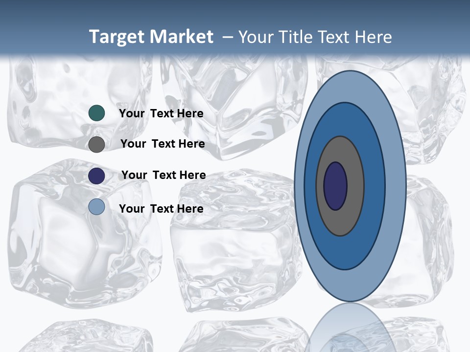Cold Solid Pieces PowerPoint Template