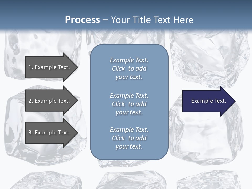 Cold Solid Pieces PowerPoint Template