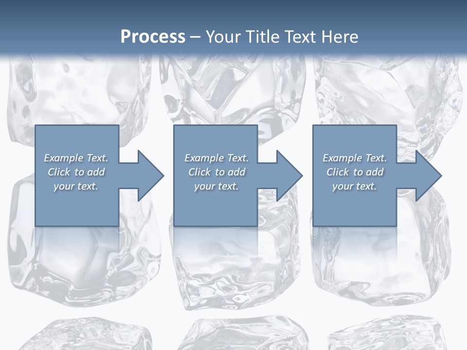 Cold Solid Pieces PowerPoint Template