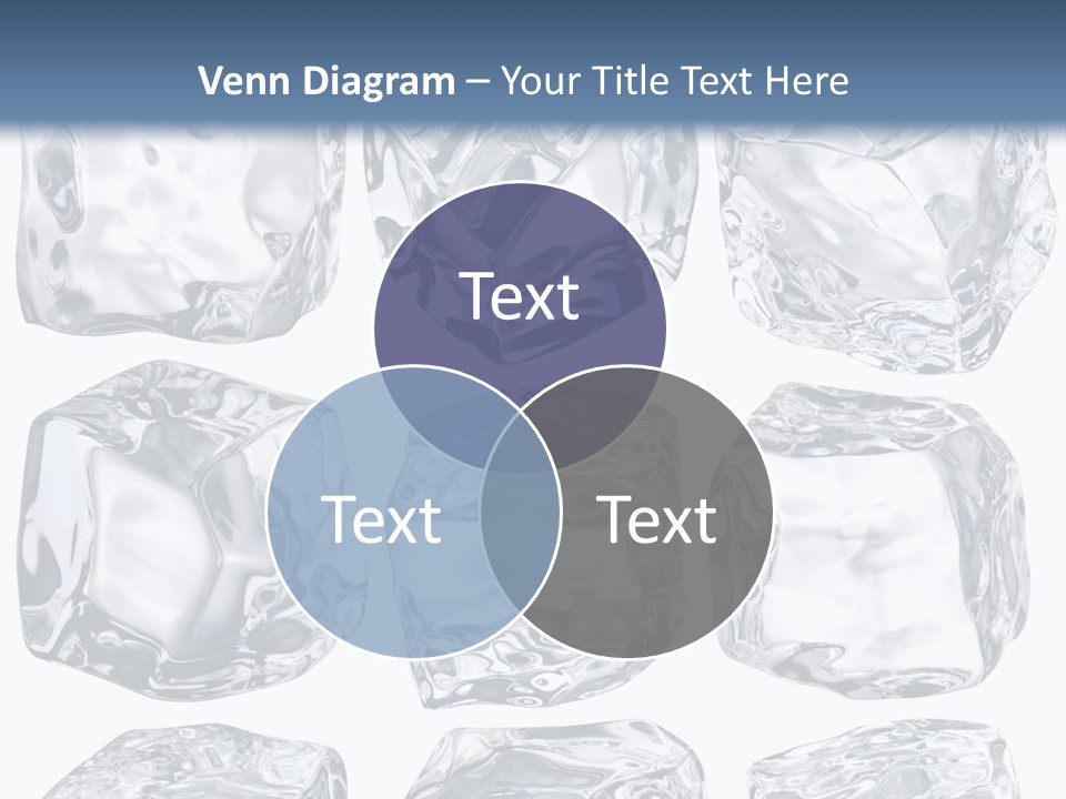 Cold Solid Pieces PowerPoint Template