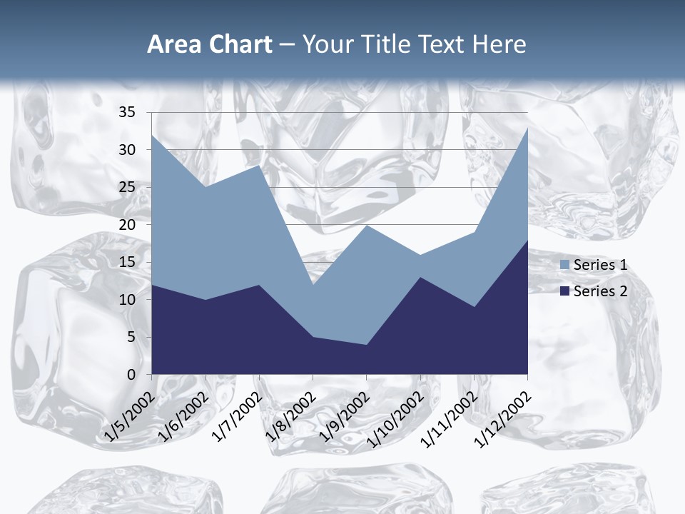 Cold Solid Pieces PowerPoint Template