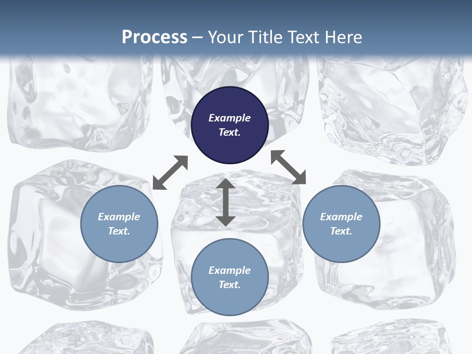 Cold Solid Pieces PowerPoint Template