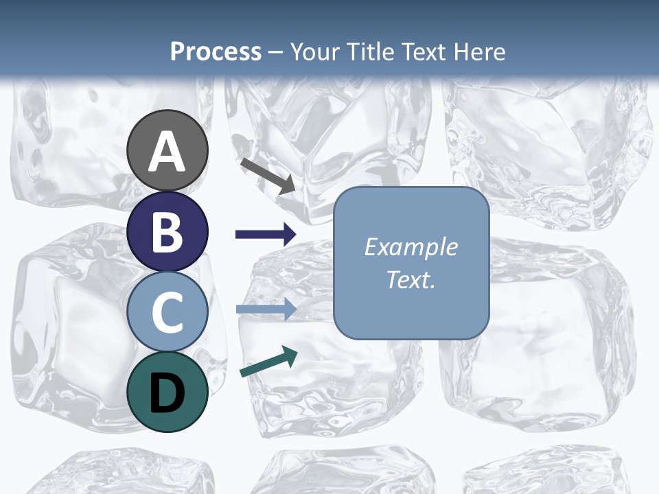 Cold Solid Pieces PowerPoint Template