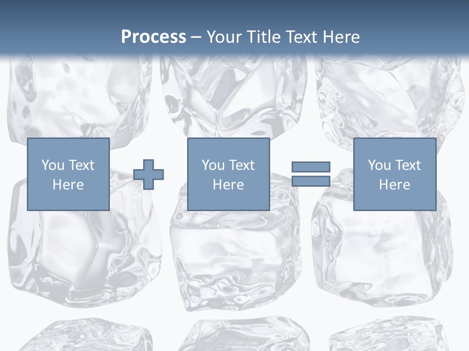 Cold Solid Pieces PowerPoint Template