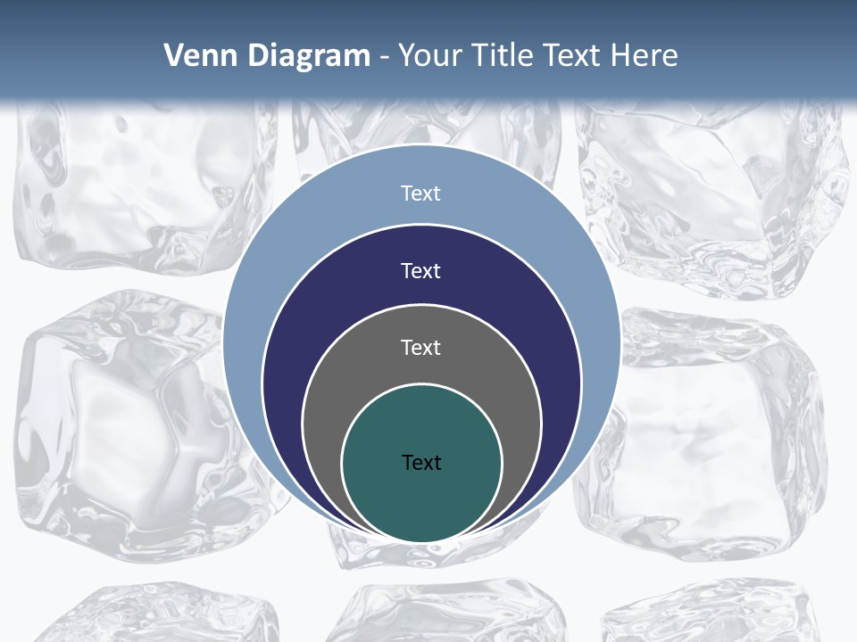Cold Solid Pieces PowerPoint Template