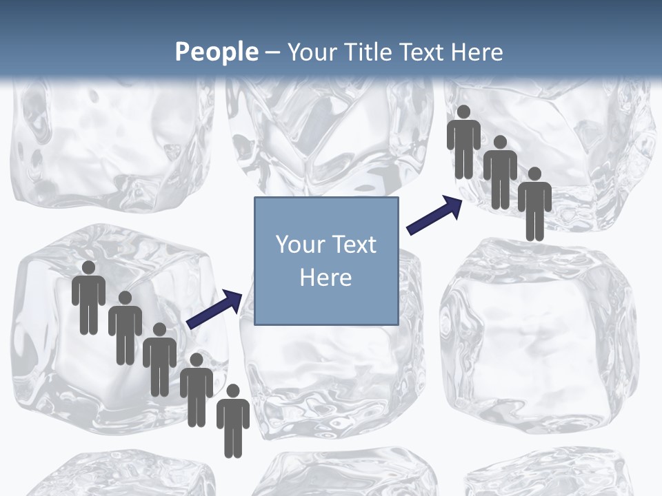 Cold Solid Pieces PowerPoint Template