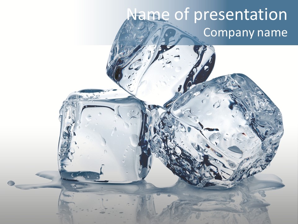 Ice Cool Isolated PowerPoint Template