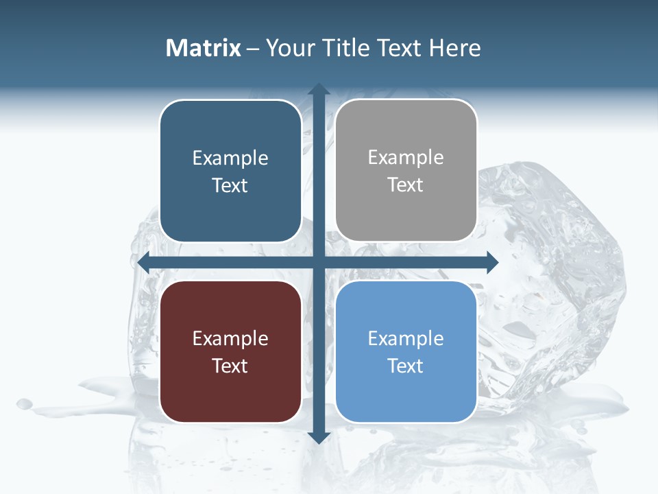 Ice Cool Isolated PowerPoint Template