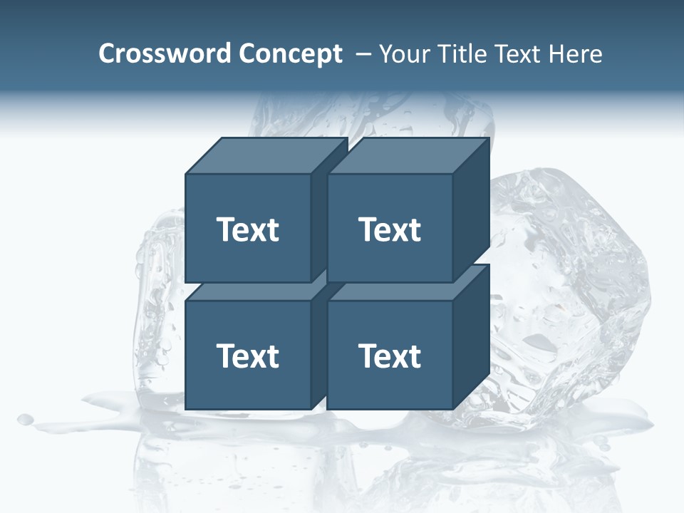 Ice Cool Isolated PowerPoint Template