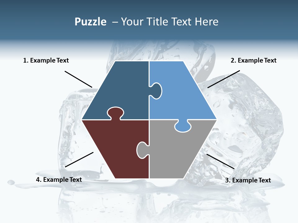 Ice Cool Isolated PowerPoint Template