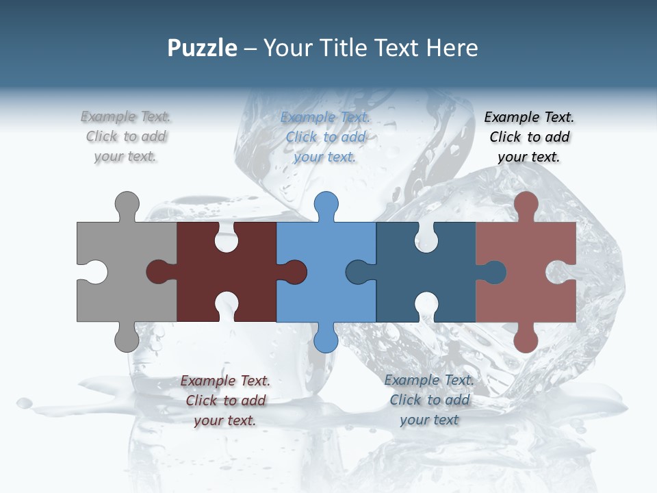 Ice Cool Isolated PowerPoint Template