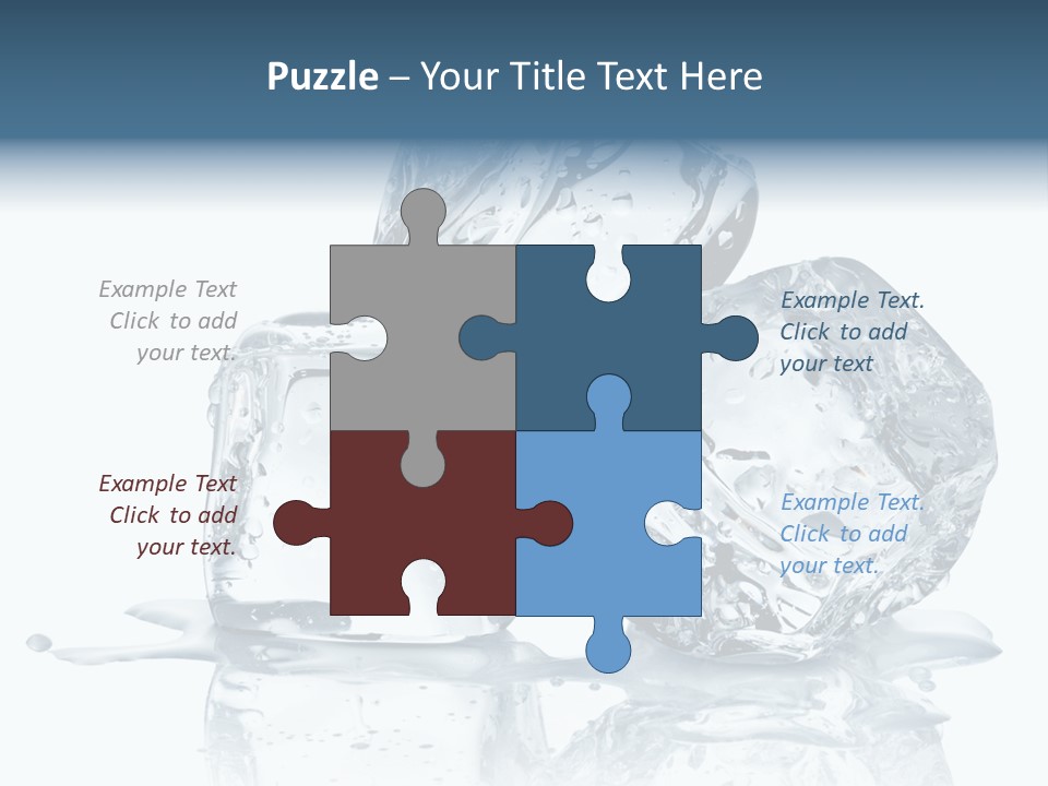 Ice Cool Isolated PowerPoint Template