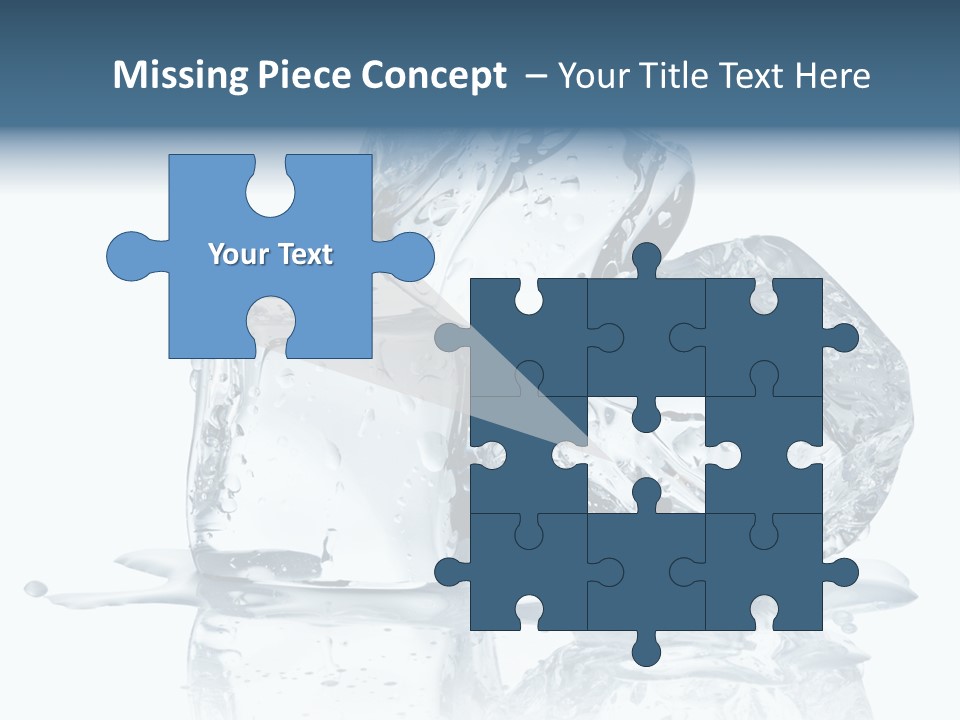Ice Cool Isolated PowerPoint Template
