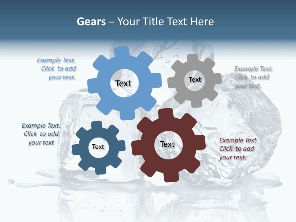 Ice Cool Isolated PowerPoint Template
