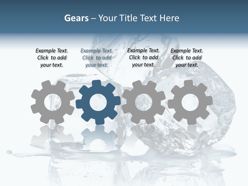 Ice Cool Isolated PowerPoint Template