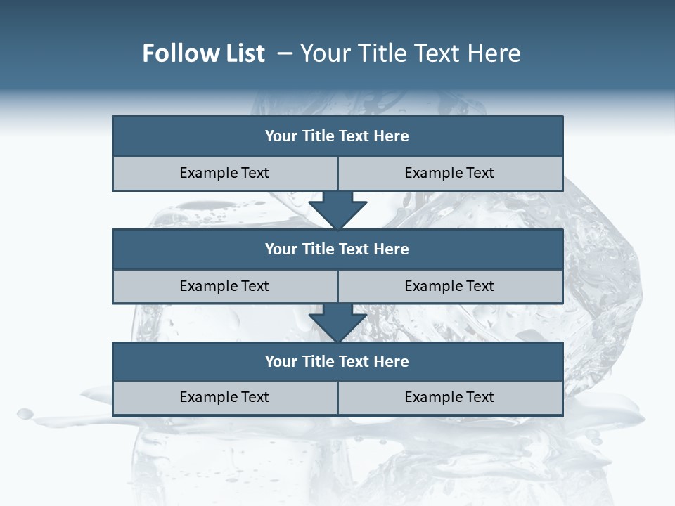 Ice Cool Isolated PowerPoint Template