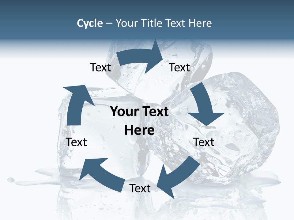 Ice Cool Isolated PowerPoint Template