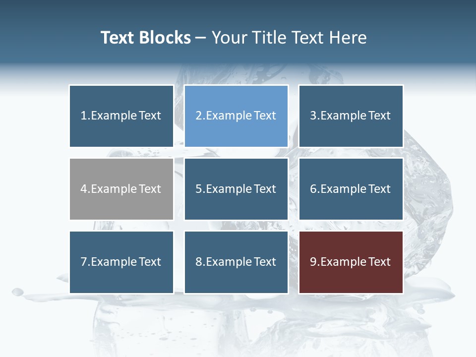 Ice Cool Isolated PowerPoint Template