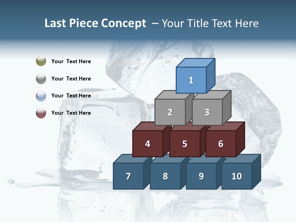 Ice Cool Isolated PowerPoint Template