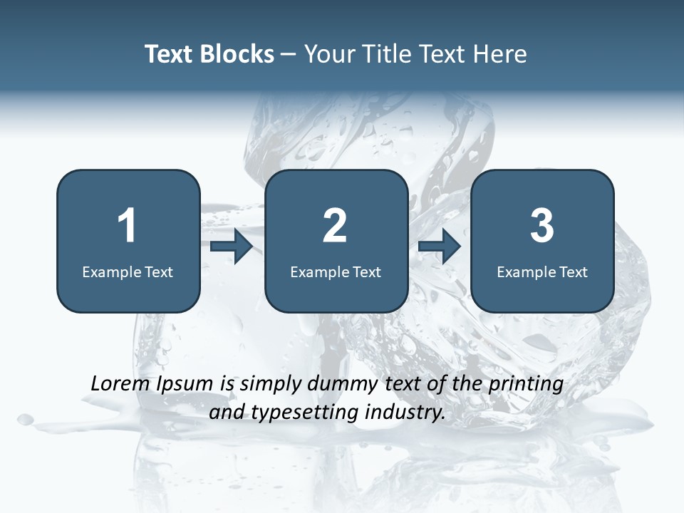 Ice Cool Isolated PowerPoint Template