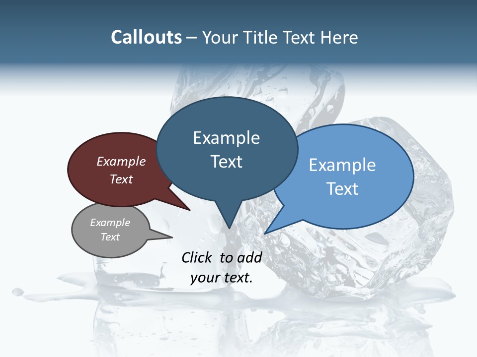 Ice Cool Isolated PowerPoint Template
