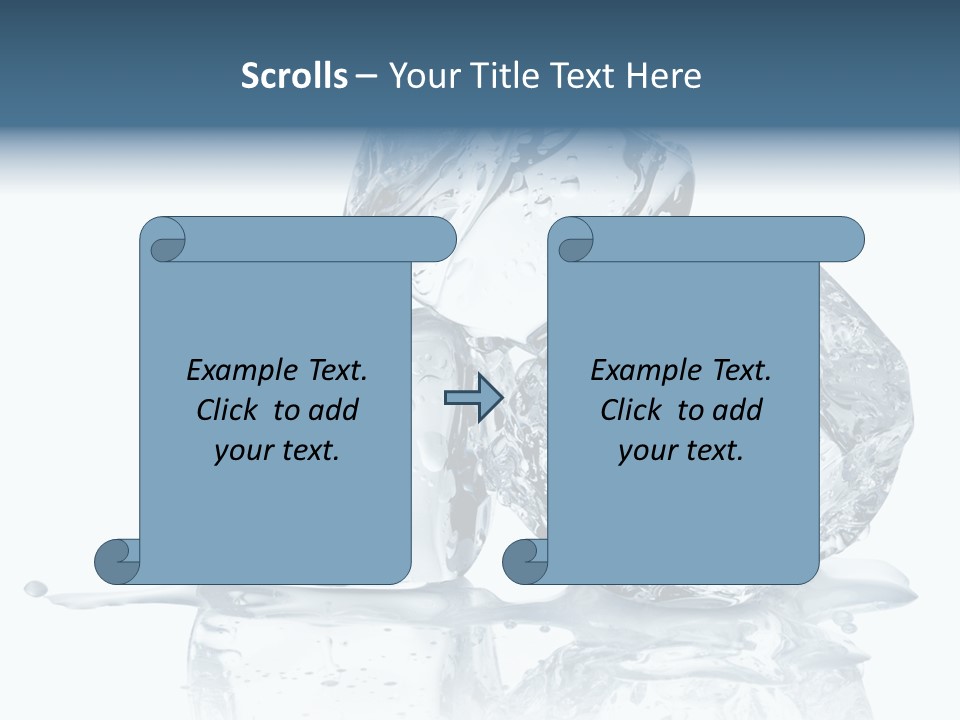 Ice Cool Isolated PowerPoint Template