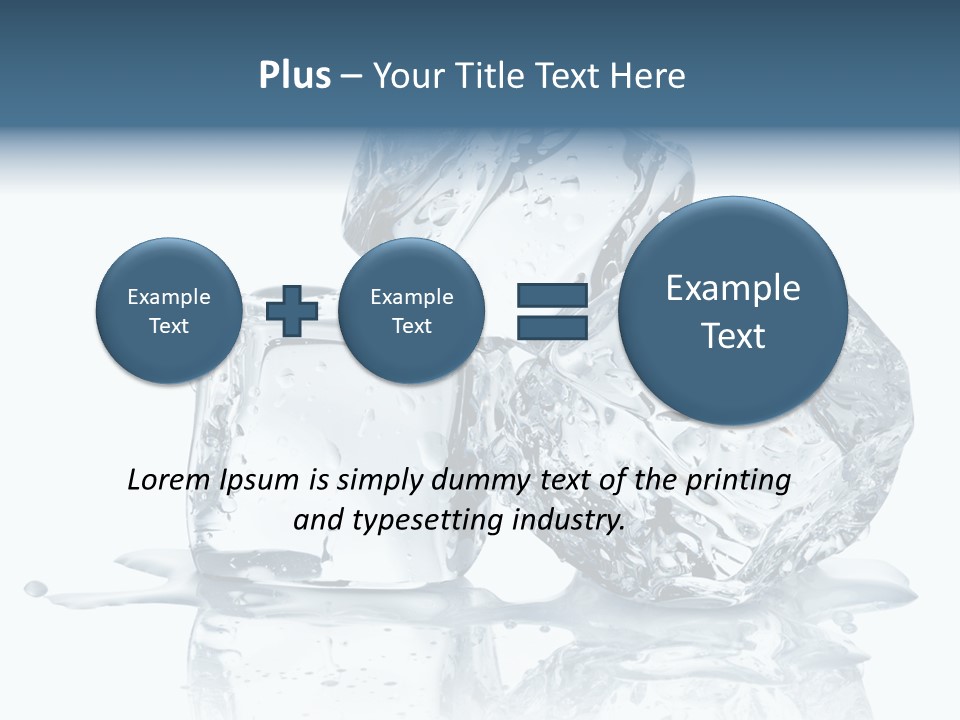 Ice Cool Isolated PowerPoint Template