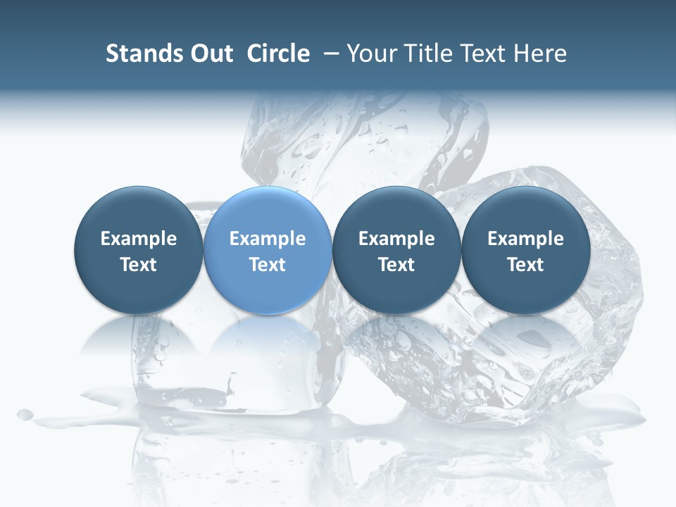 Ice Cool Isolated PowerPoint Template