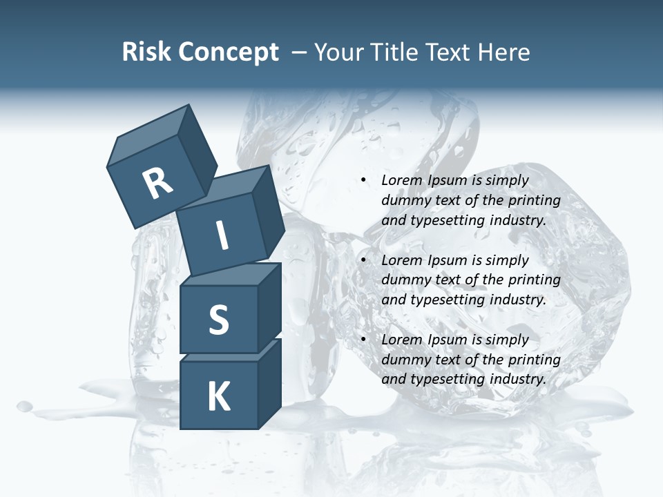 Ice Cool Isolated PowerPoint Template