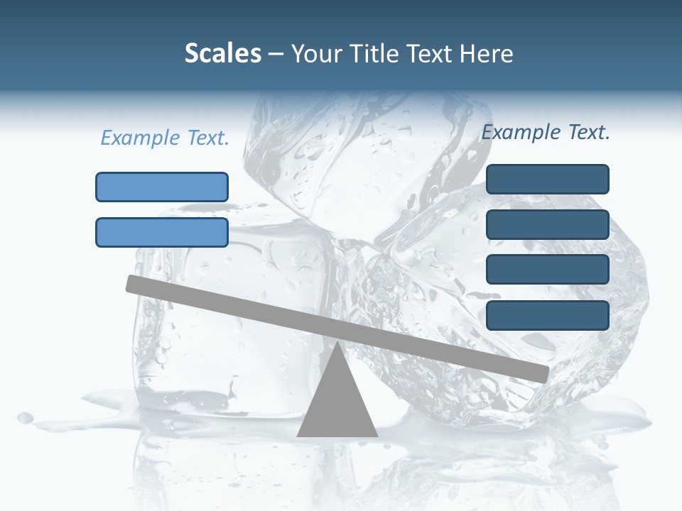 Ice Cool Isolated PowerPoint Template