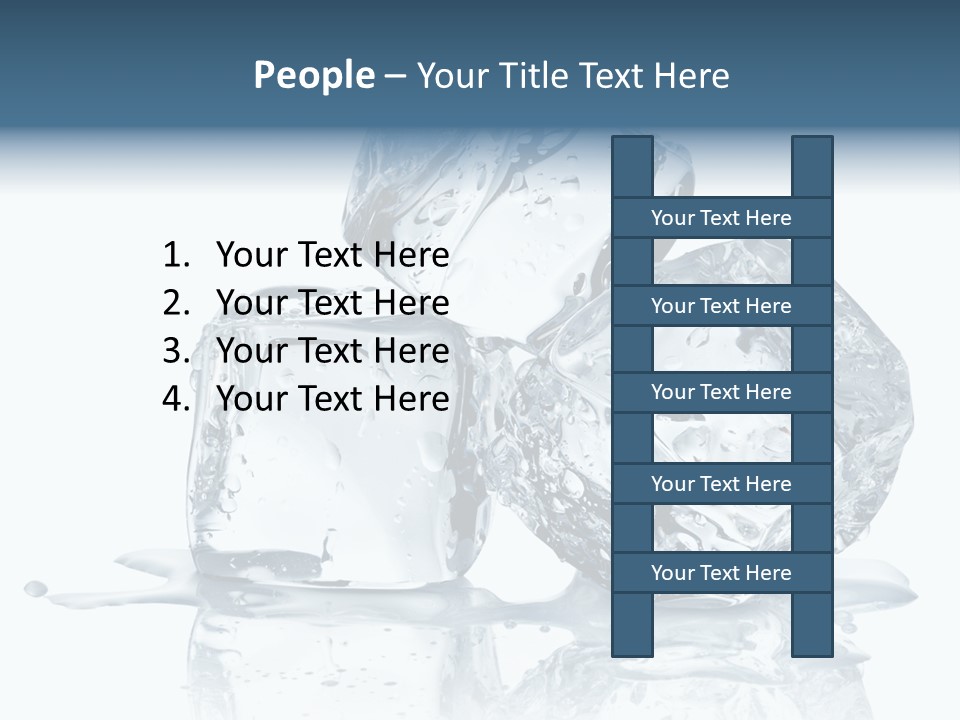 Ice Cool Isolated PowerPoint Template
