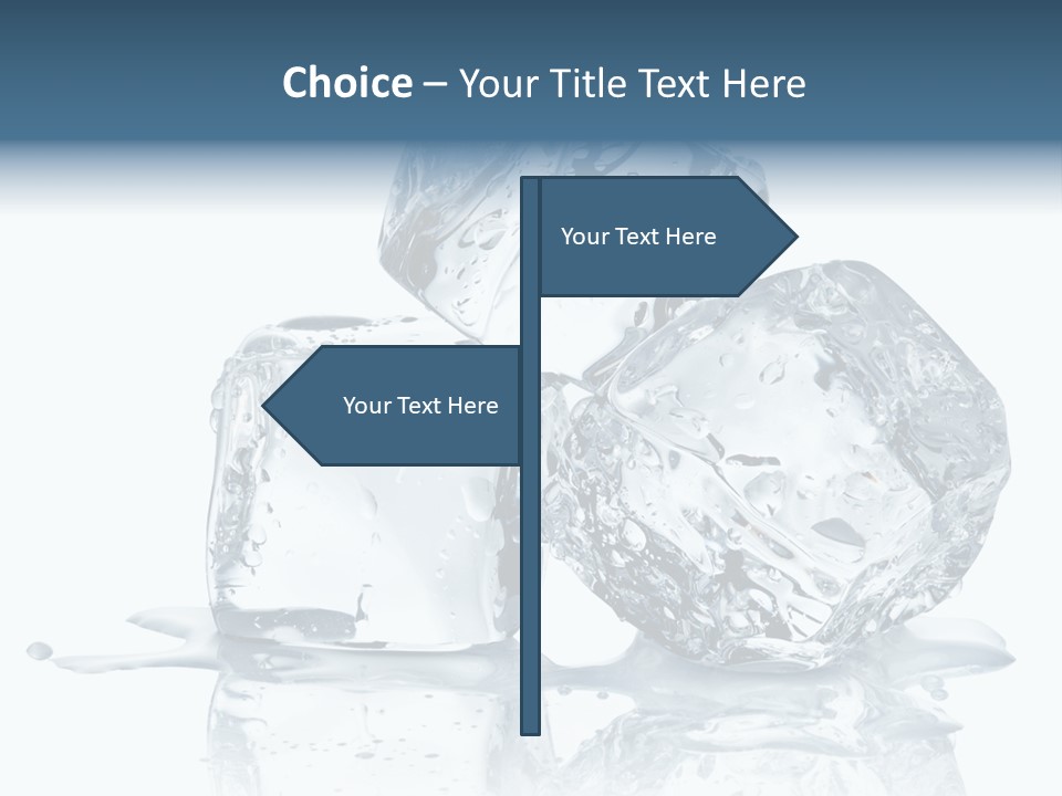 Ice Cool Isolated PowerPoint Template